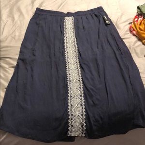 Navy summer skirt